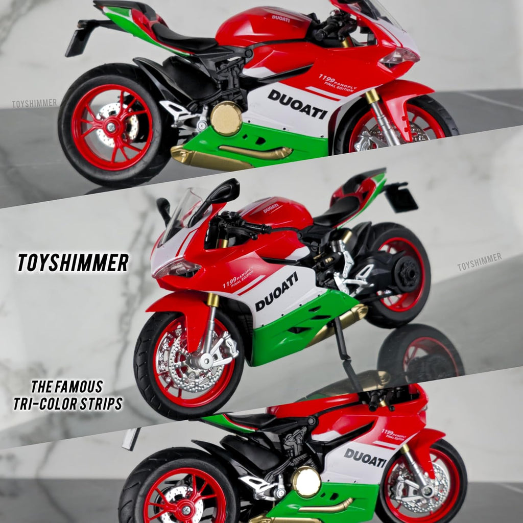 Ducati 1199 superleggera Superbike Sporty Diecast Motorcycle