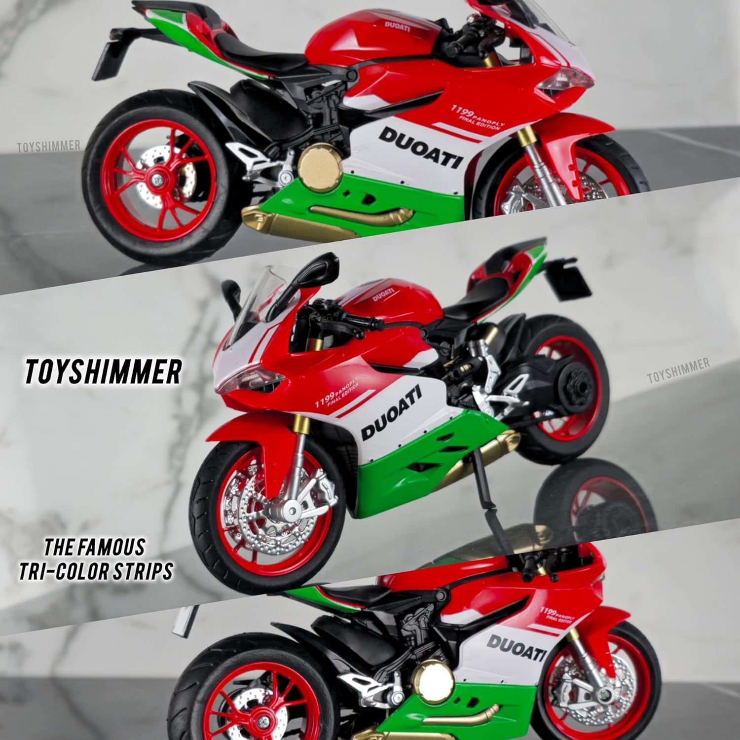 Ducati 1199 superleggera Superbike Sporty Diecast Motorcycle