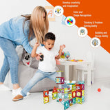 Magnetic Marble Run Blocks 45 Pcs