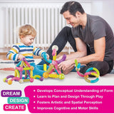 Magnetic Marble Run Blocks 100 Pcs