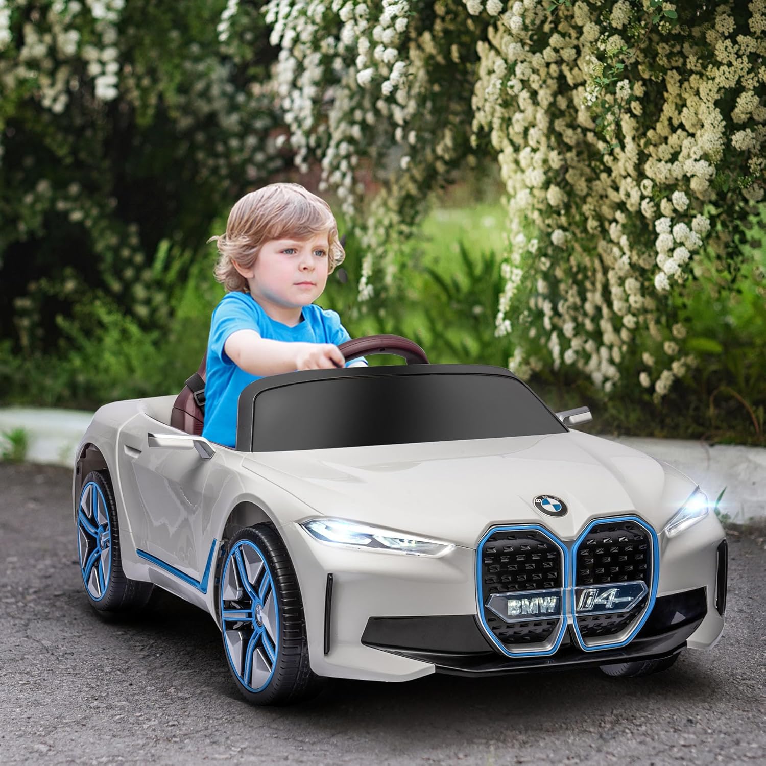 BMW i4 Ride-On Car (White)