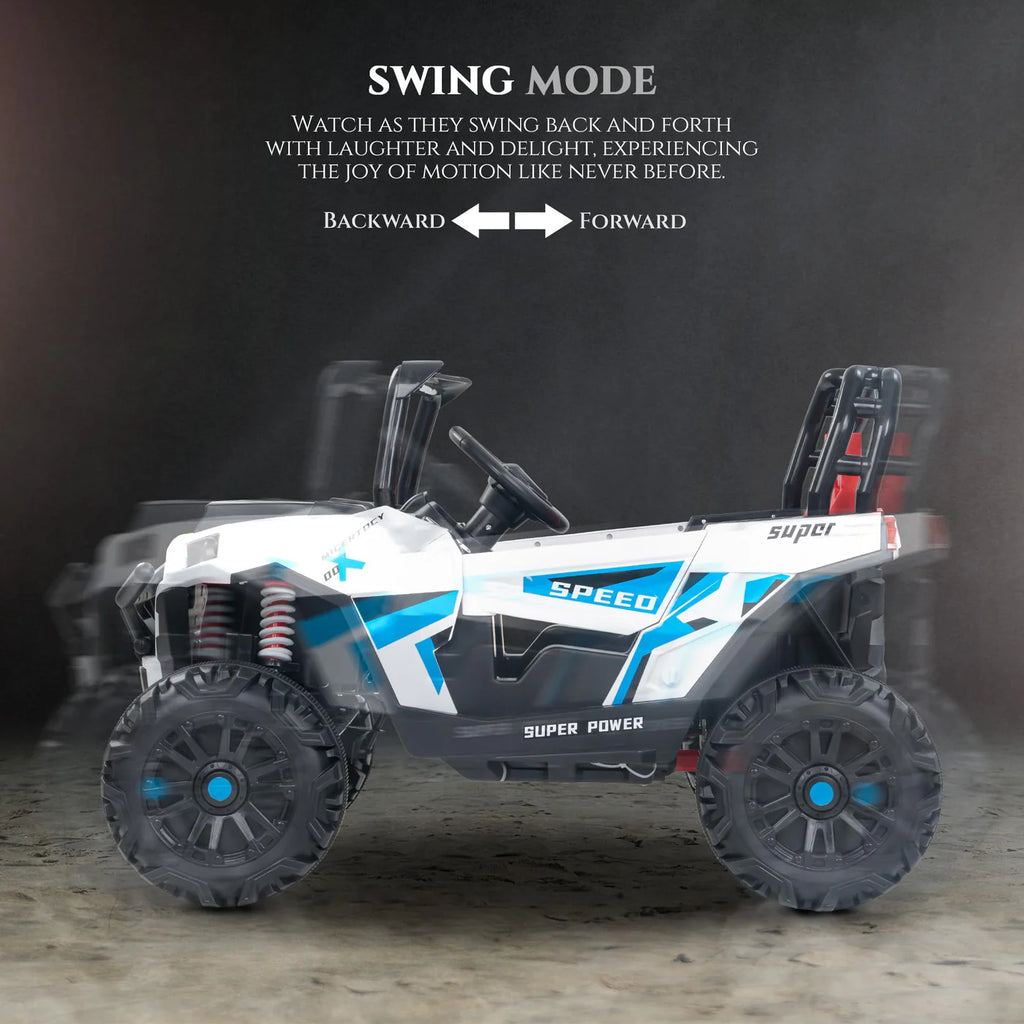Derak UTV Battery Operated Jeep (WHITE)