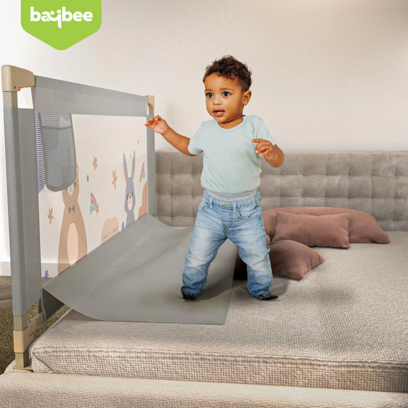 Baby Bed Rail Guard for Baby Safety -150 x 80 cm
