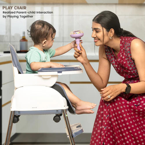 Baby High Chair Nora 4 in 1 Gray