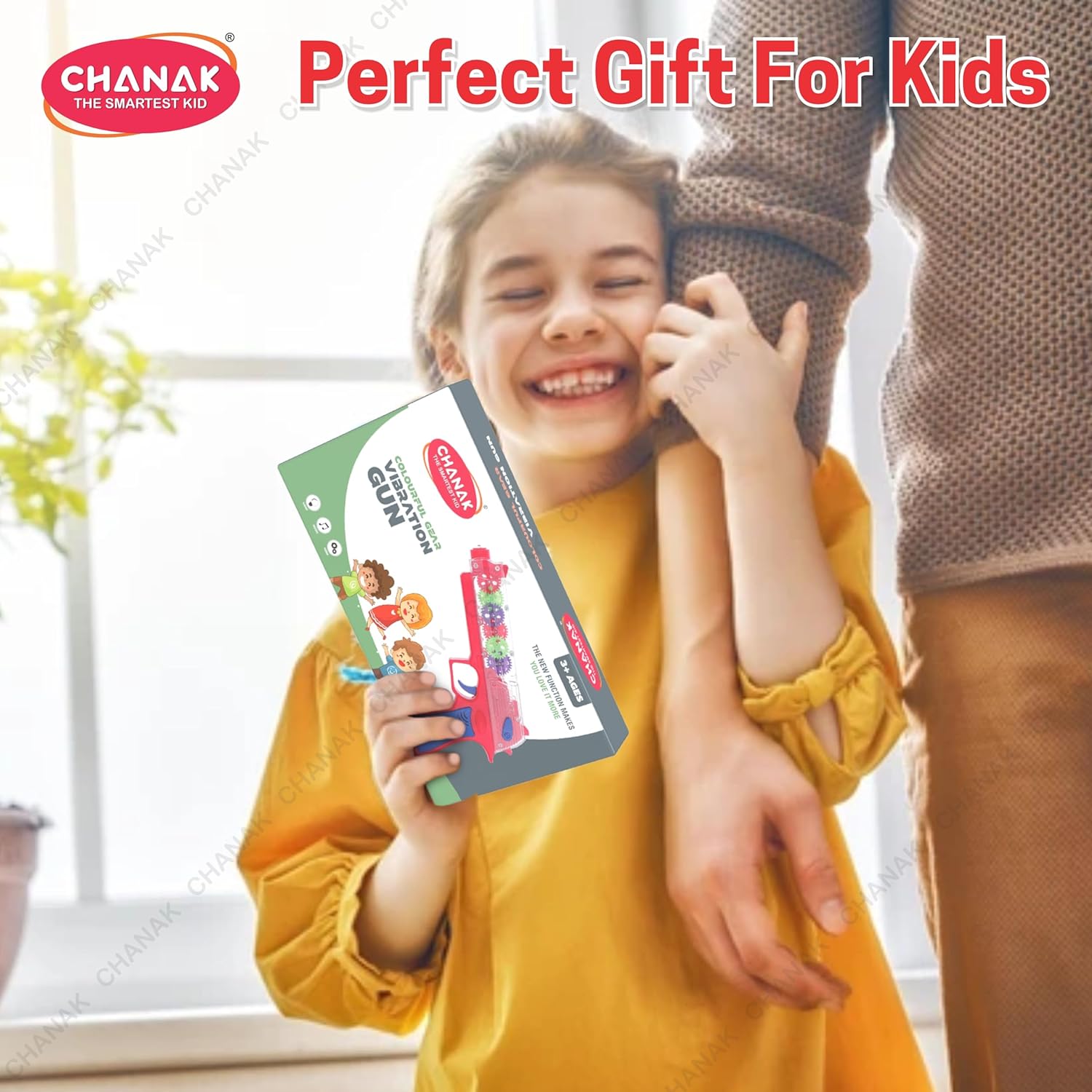 Transparent Gear Gun Toy