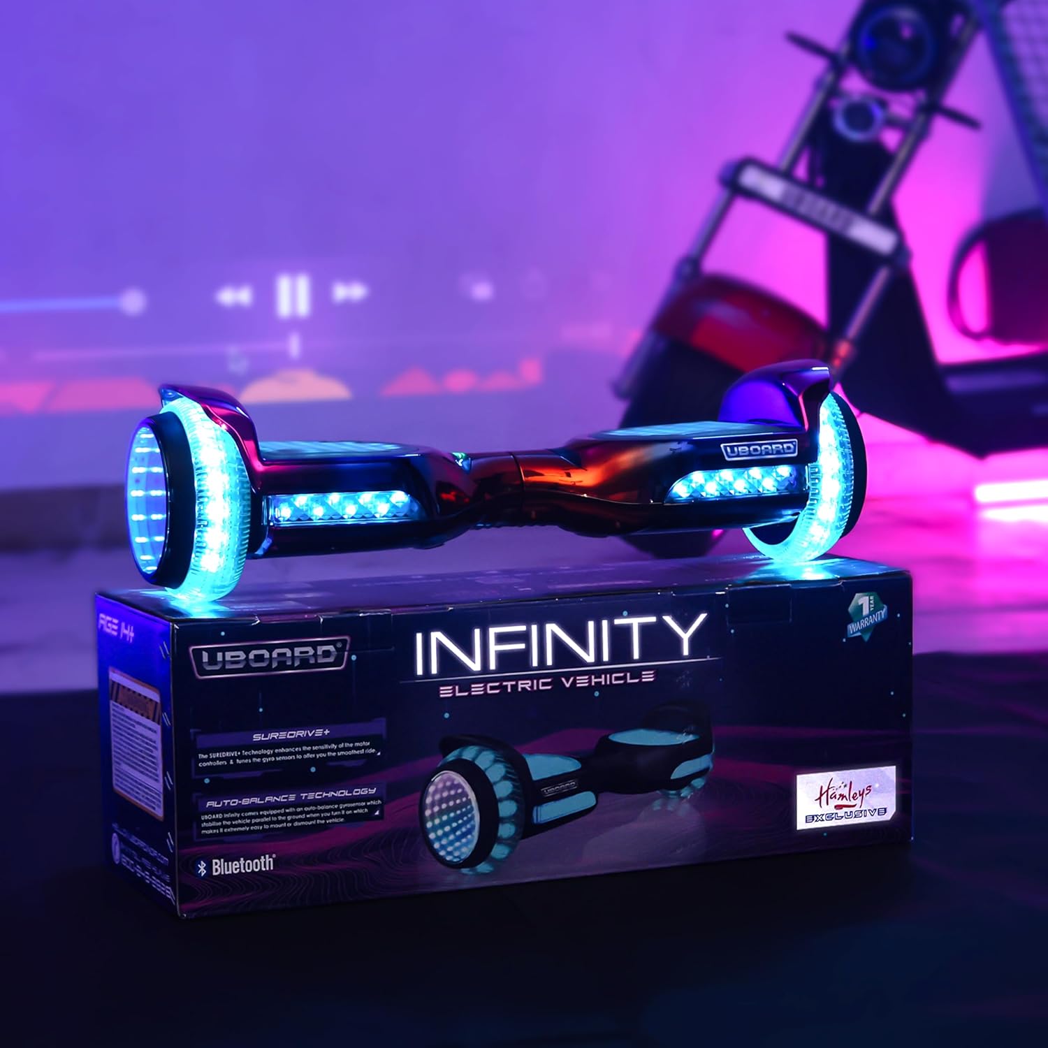UBOARD Infinity Hoverboard Translucent Shell