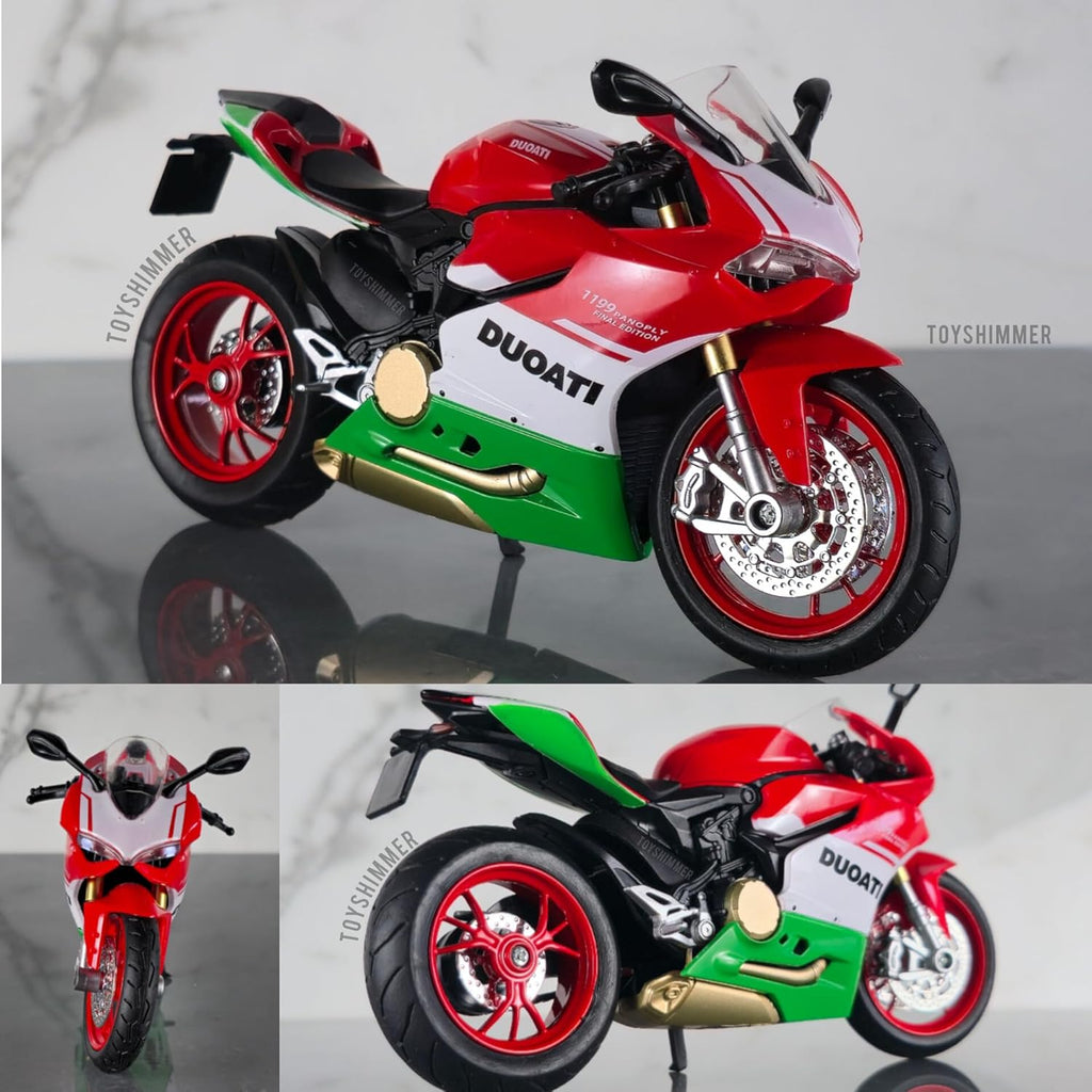 Ducati 1199 superleggera Superbike Sporty Diecast Motorcycle