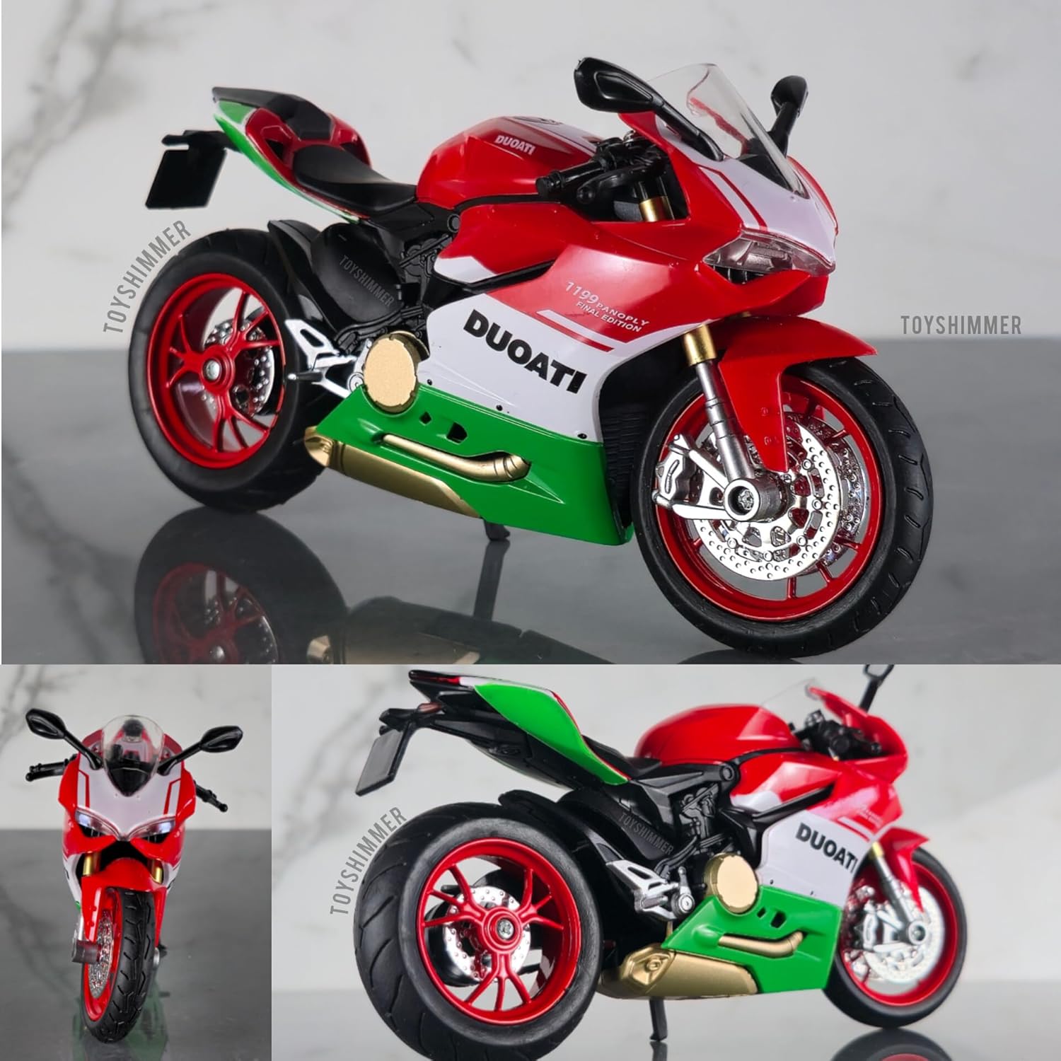 Ducati 1199 superleggera Superbike Sporty Diecast Motorcycle