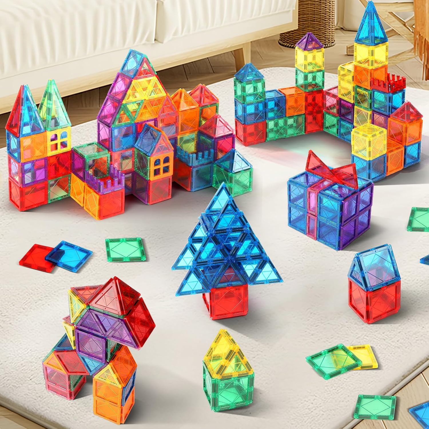 Magnetic Marble Run ball building blocks (75 pcs)