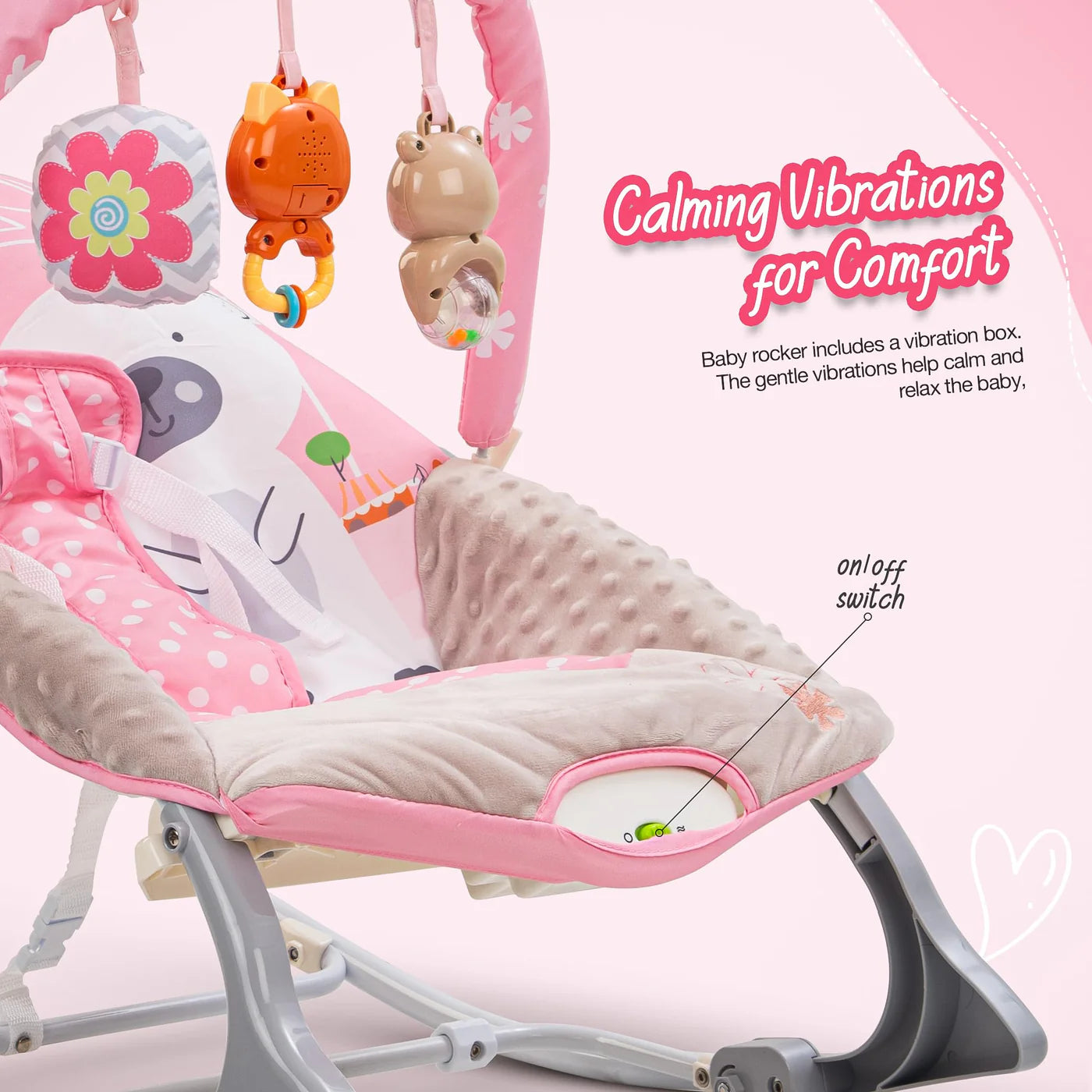 Bella Baby Rocker and Chair (PINK)