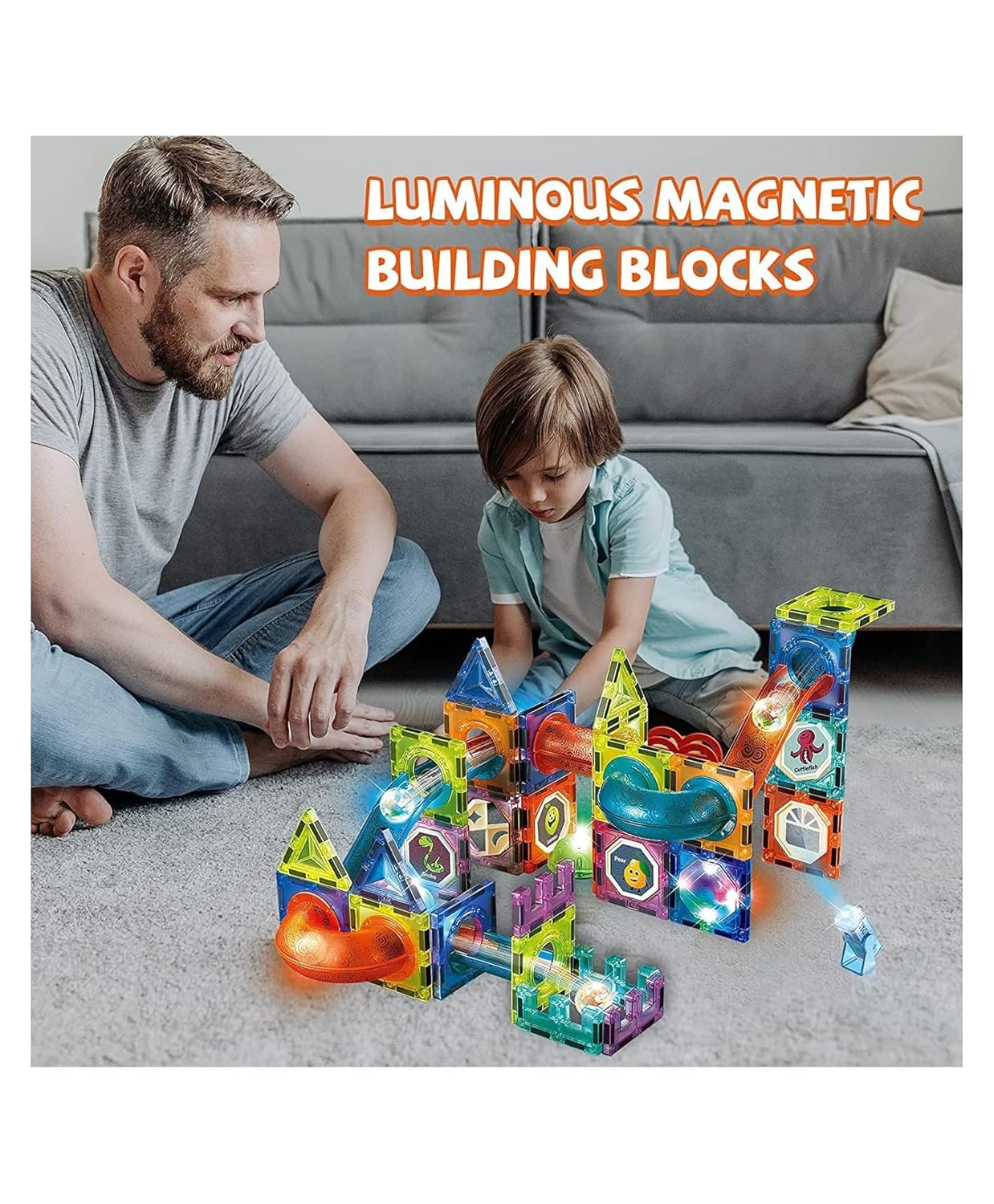 3D Magnet Toys Magnetic Tiles