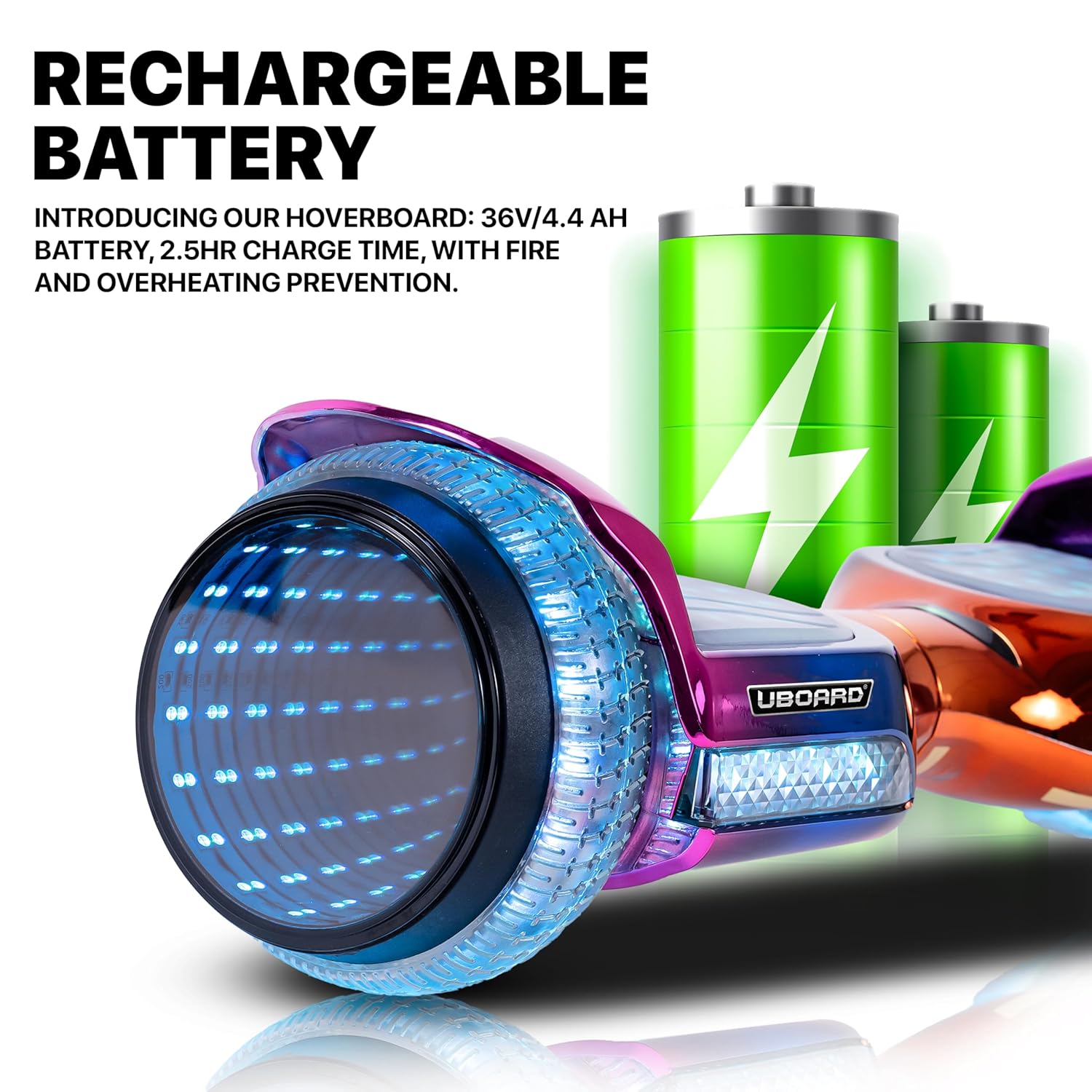 UBOARD Infinity Hoverboard Translucent Shell