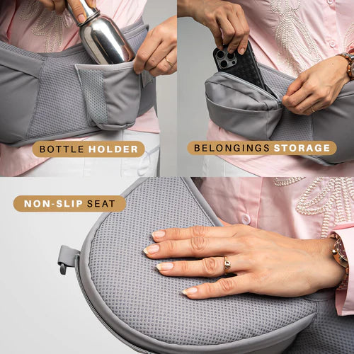 Ergonest Hip Seat Baby Carrier-GREY