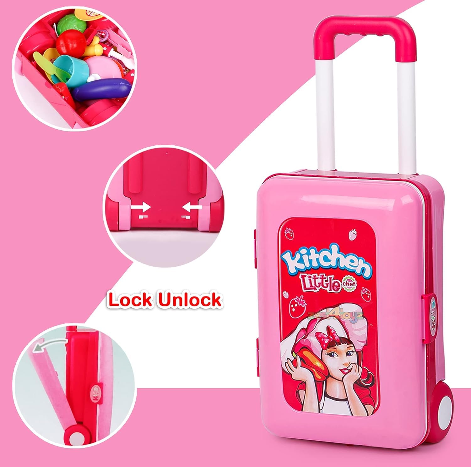 Kitchen Set 2 in 1 Trolley