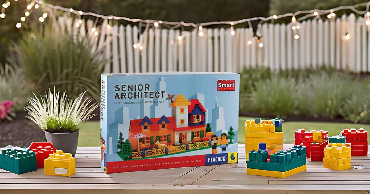 Peacock Senior Architect Block Set (Multicolor)