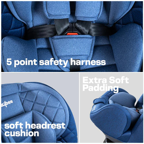 Baby Car Seat Blue (Without Isofix)