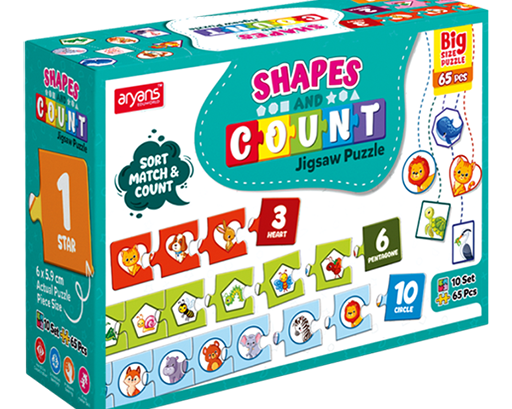 Shapes and Count Jigsaw Puzzles 