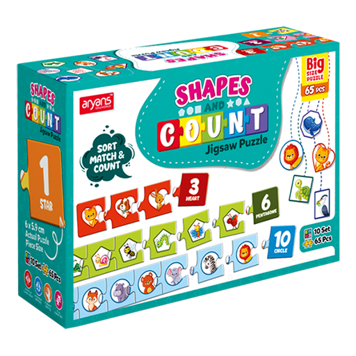 Shapes and Count Jigsaw Puzzles 