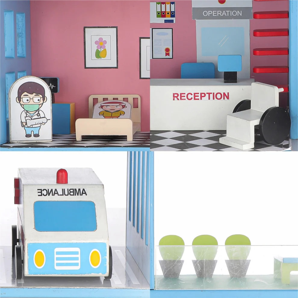 Chanak Wooden Hospital Set