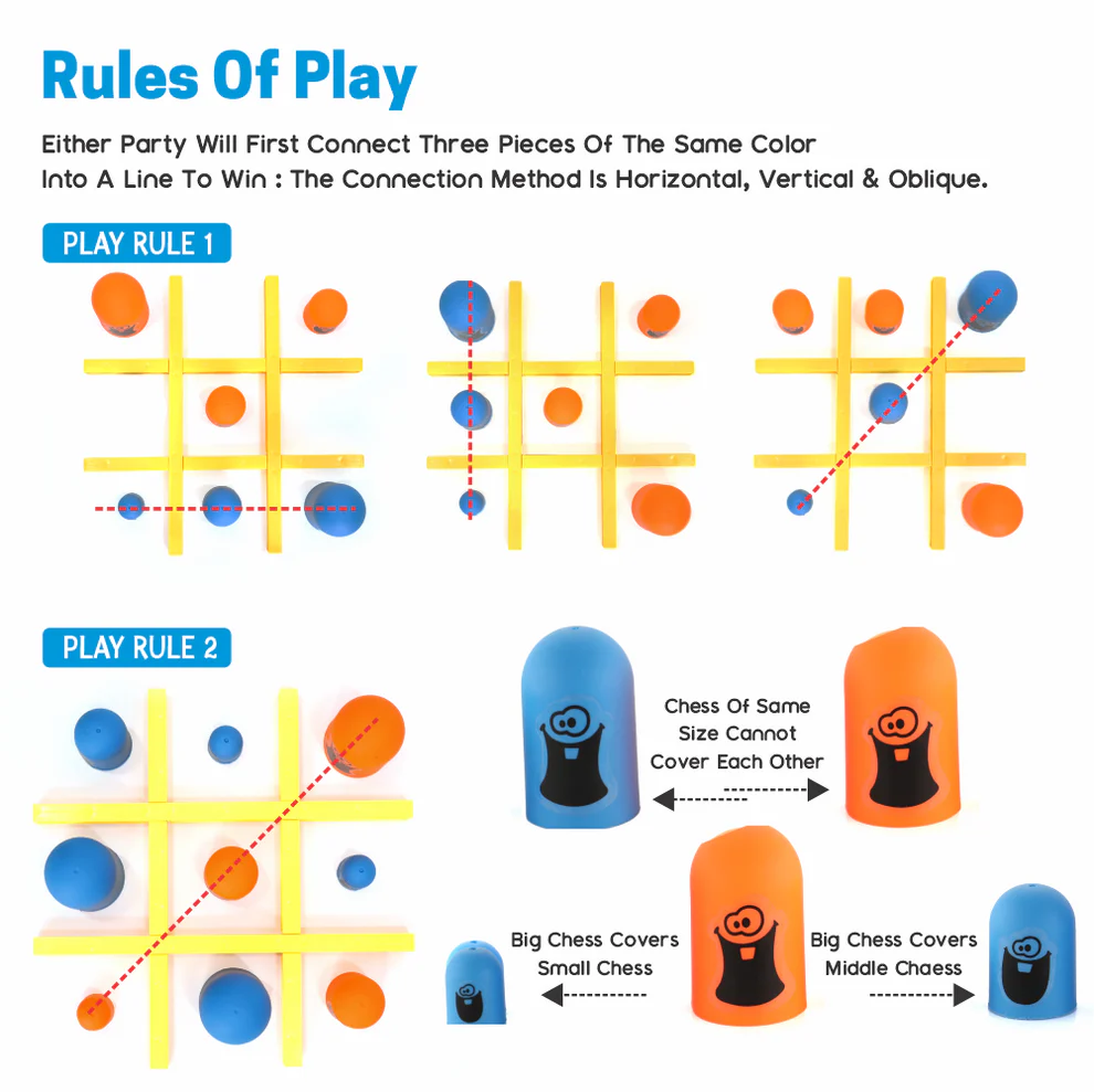 Chanak 3D Gobble Tic Tac Toe Game