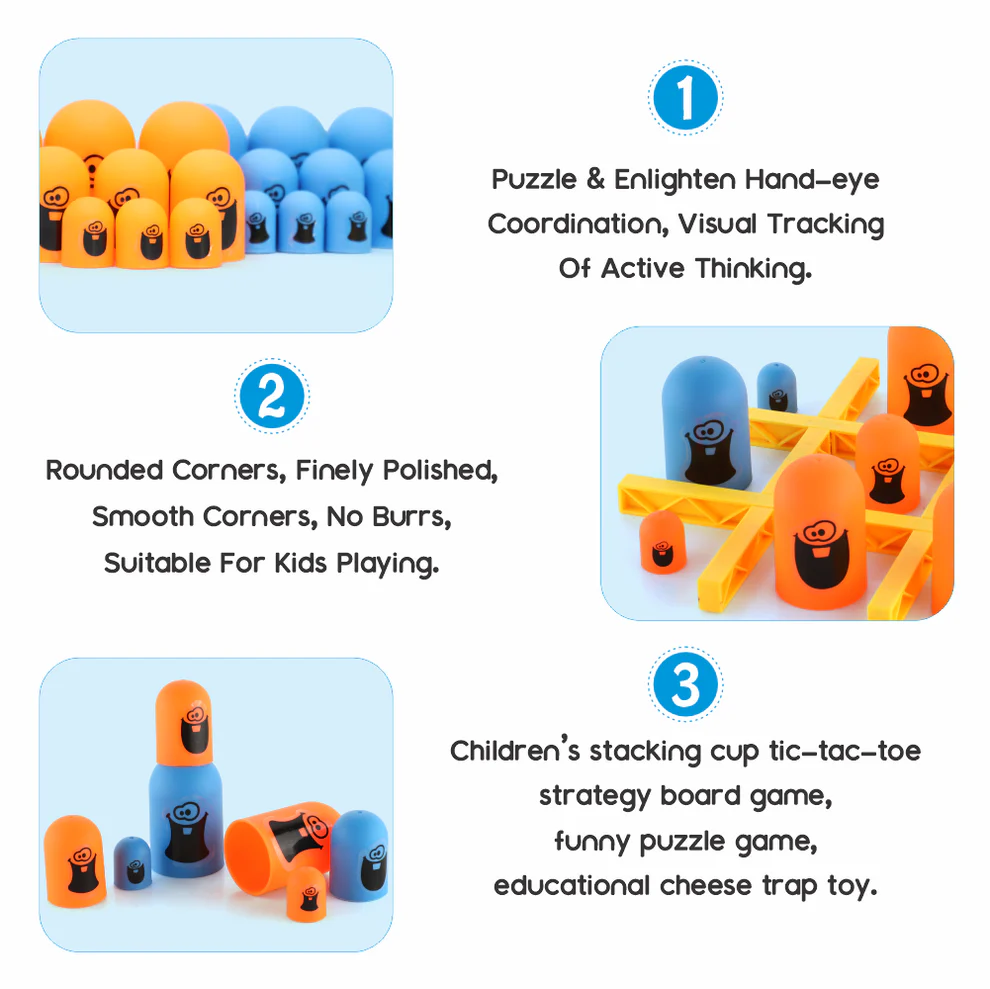 Chanak 3D Gobble Tic Tac Toe Game
