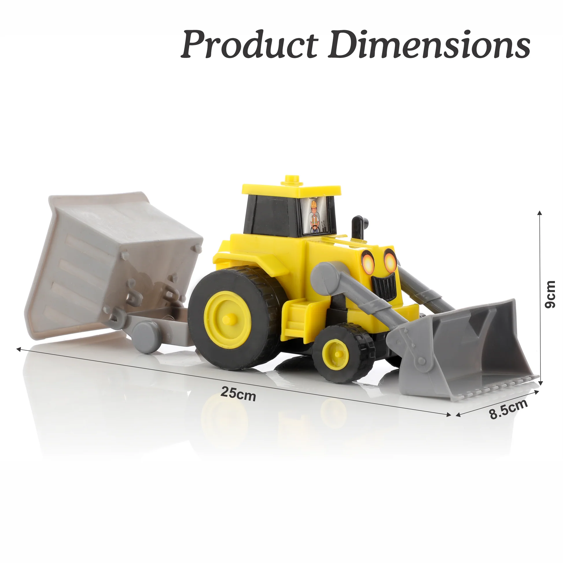 WHIMSY Plastic Construction Vehicles Set