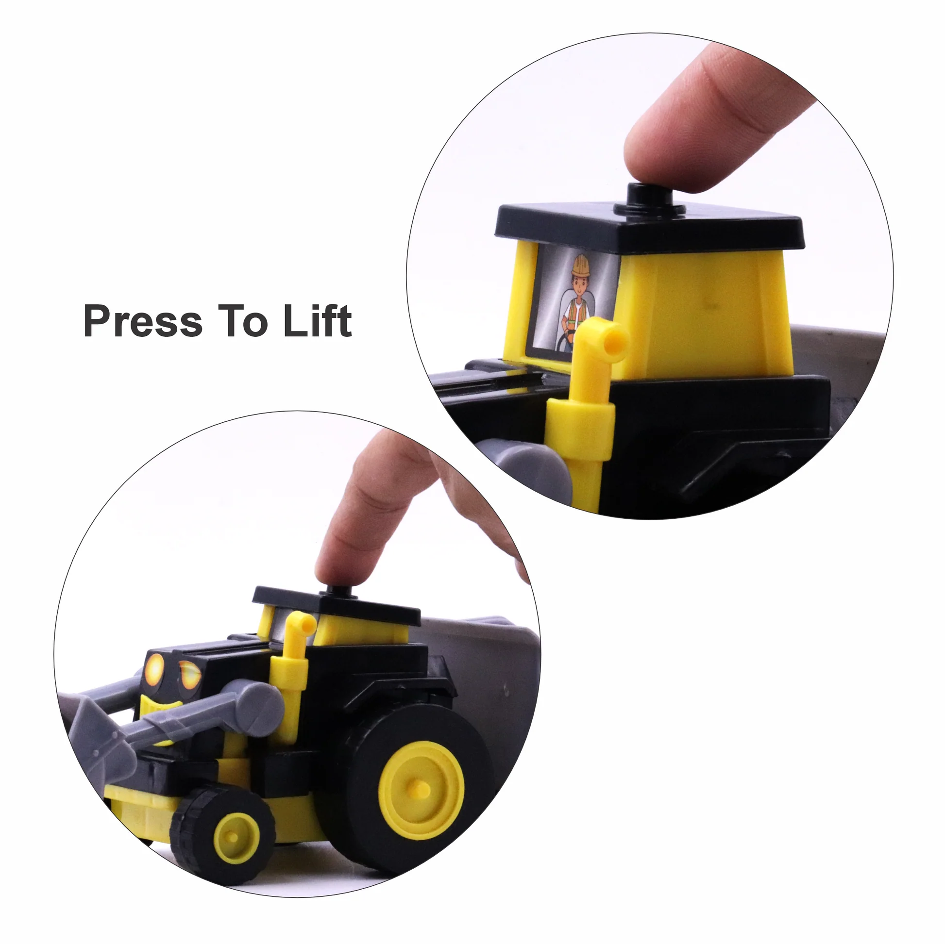 WHIMSY Plastic Construction Vehicles Set