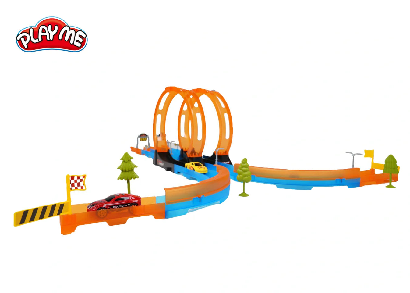 Track Racing 29 PCS – Double Loop 360°