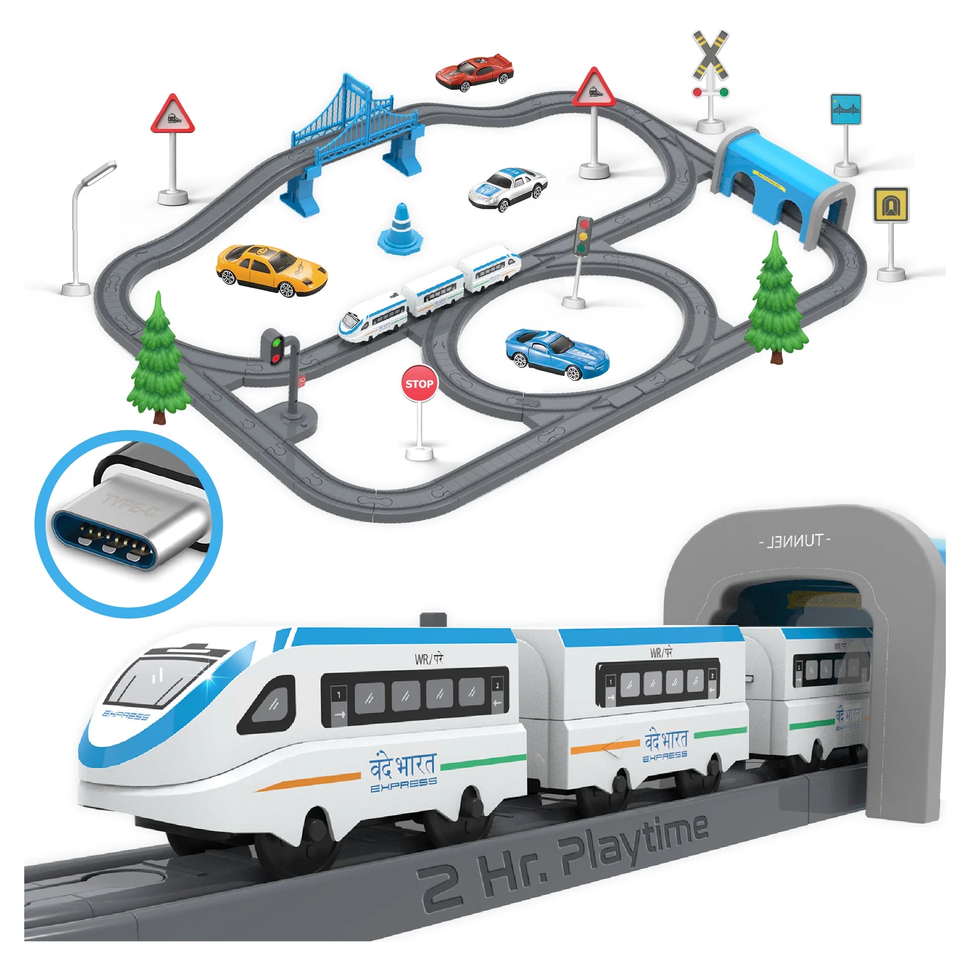 BOOGYWOOGY Bhart Express (91 Pcs)