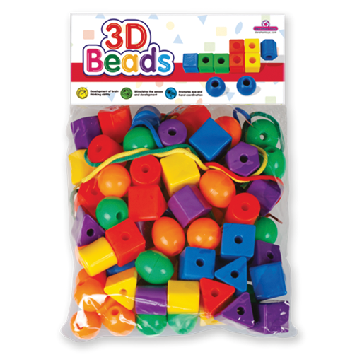 3-D Beads (72 Beads)