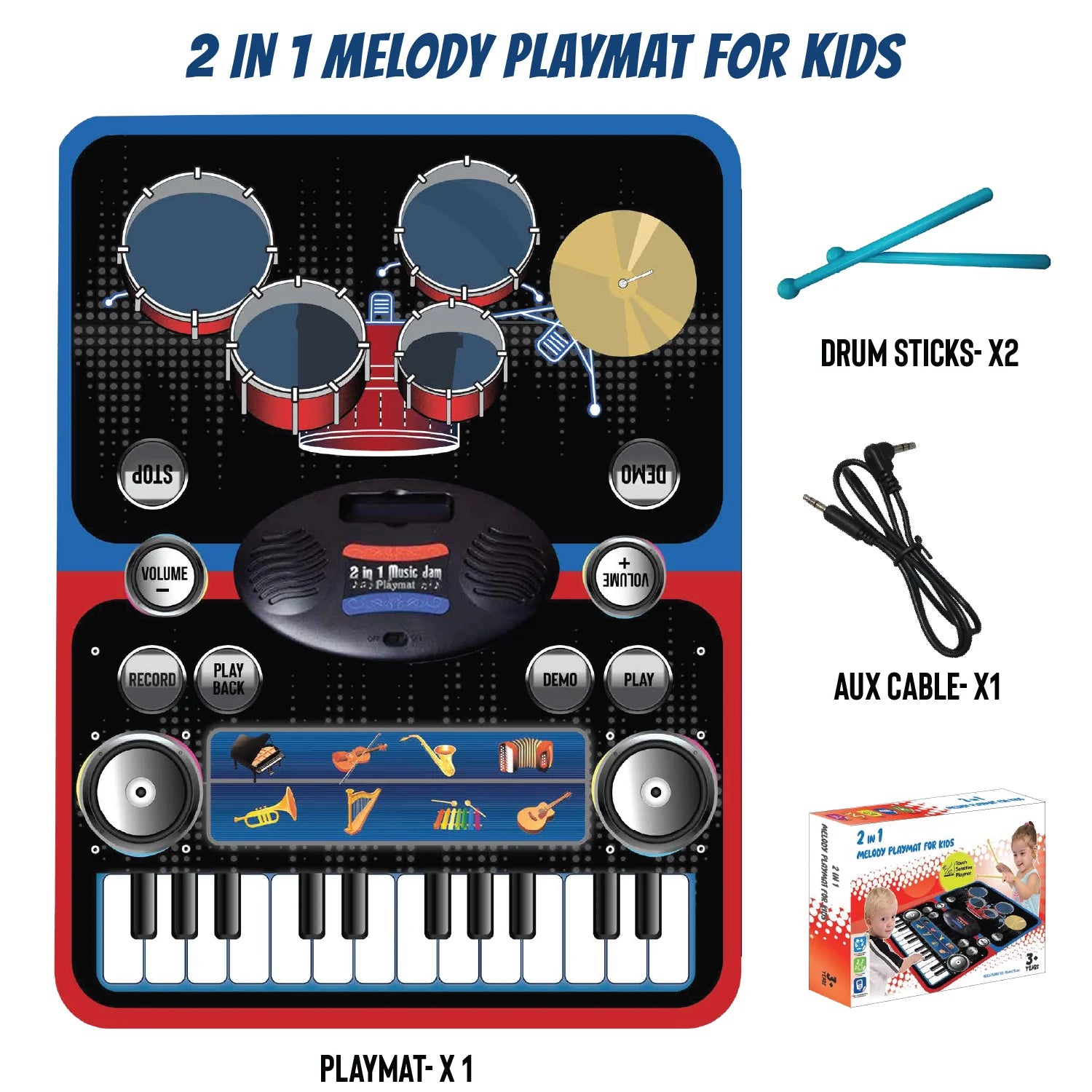 2-in-1 Musical Playmat
