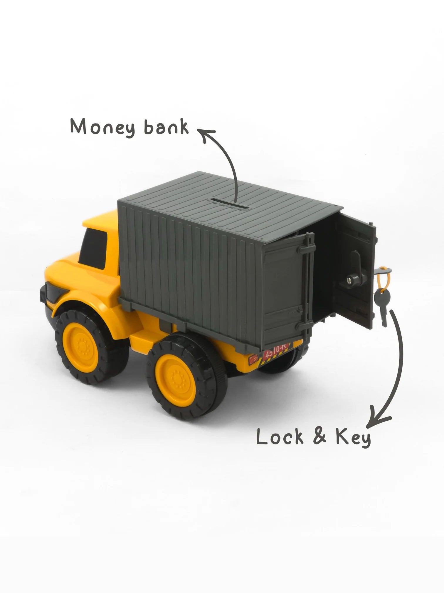 Rambo Container – Friction-Powered Truck with Lock & Key Money Bank