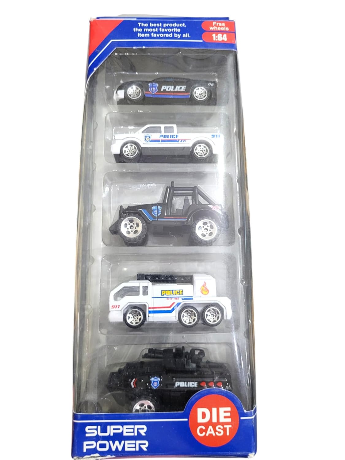 Die Cast Metal Toy Cars Set