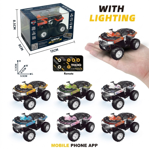 1/64 RC CARS THREE SPEEDS VEHICLES MODELS POCKET ATV TOY