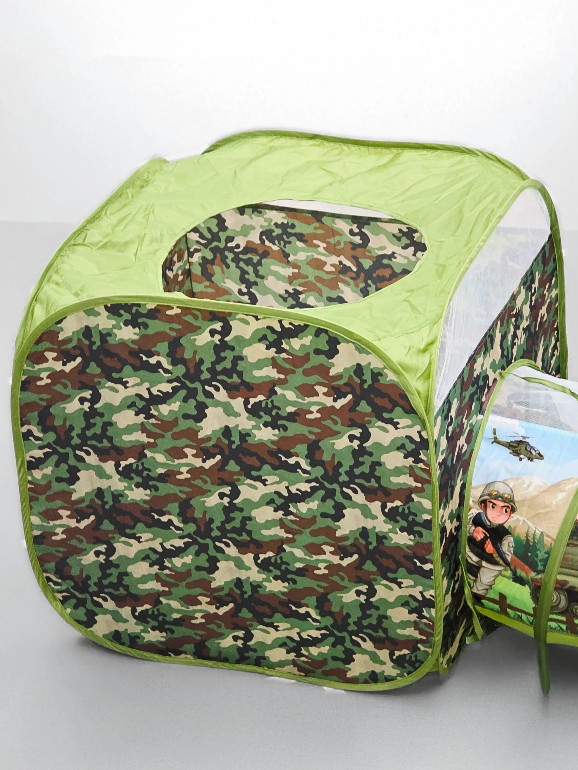 Army Tent & Tunnel Play Set
