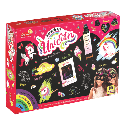 Unicorn Scratch Art