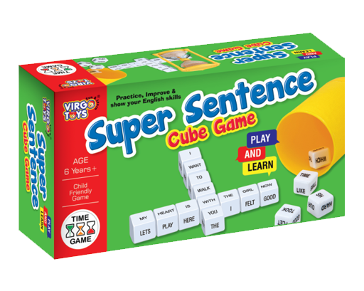 Virgo Super sentence Cube Board Game