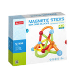 Magnetic Toys for Kids Balls and Stick Constructing Set of 42 Pcs.