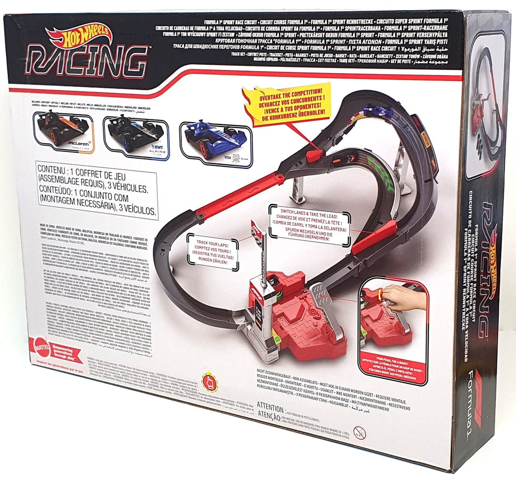 HOT WHEELS 1/64 SCALE JDY15 -F1 SPRINT RACE CIRCUIT VISA BWT MC LAREN