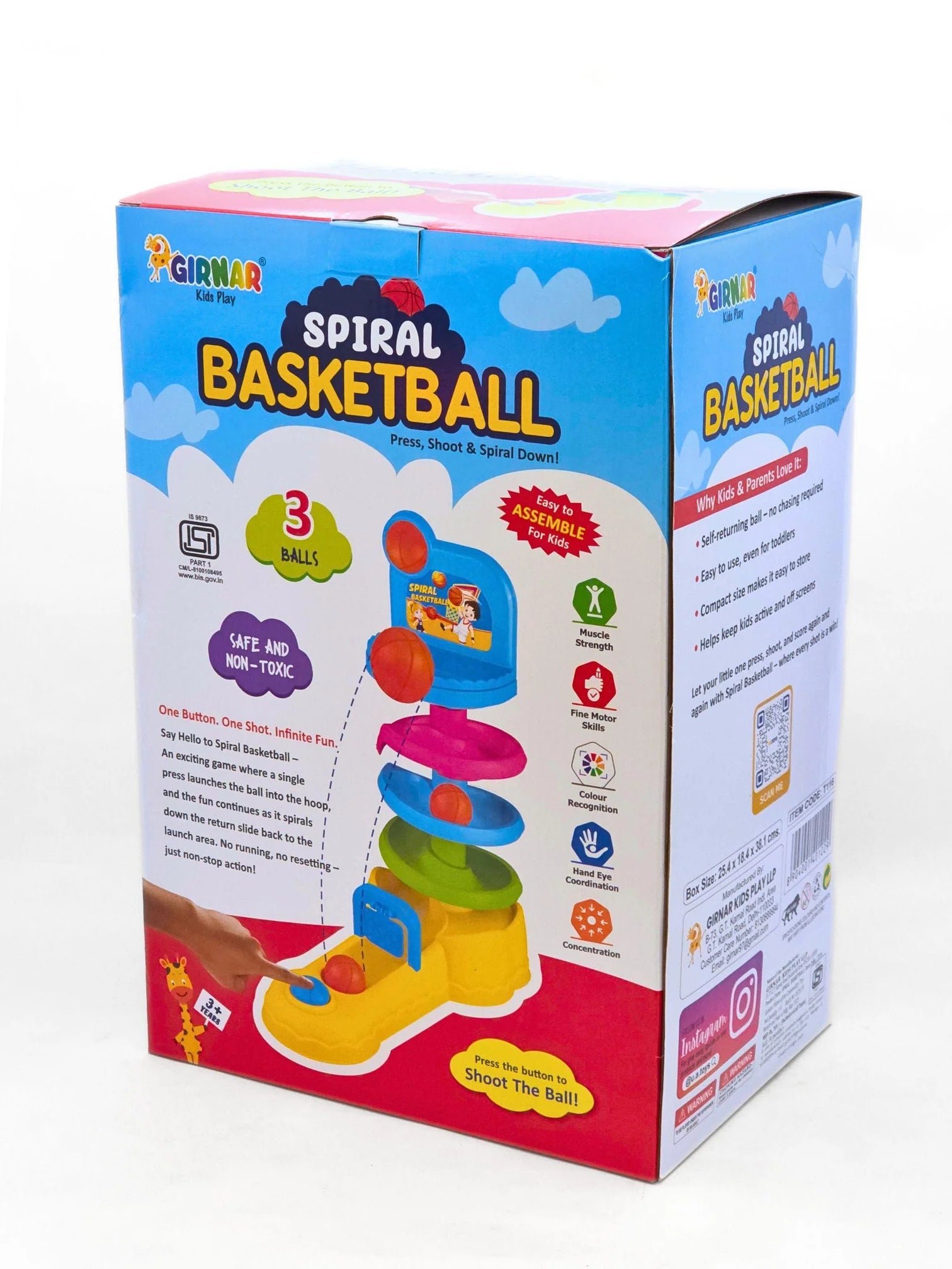 Spiral Basketball by GIRNAR