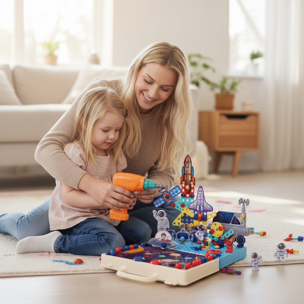 Junior Engineer 3D Creative Animals Kit (Space Theme)