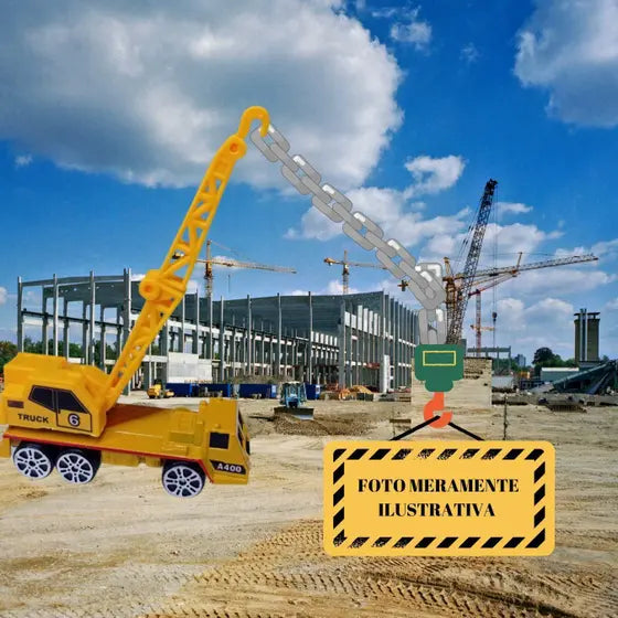 kit 4 Caminhão Trator Construção Construido uma Cidade