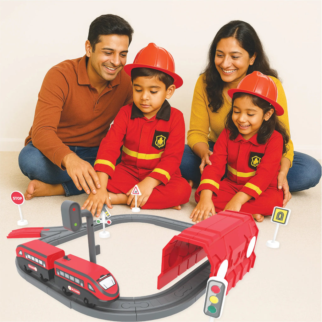 Rescue Train Toy Set for Kids
