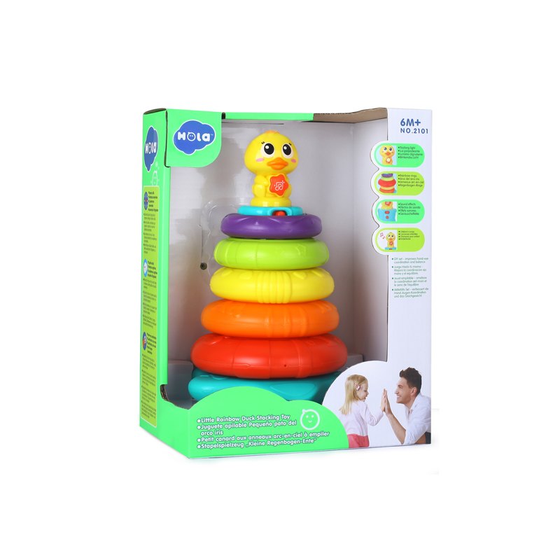 Little Rainbow Duck Stacking Toy