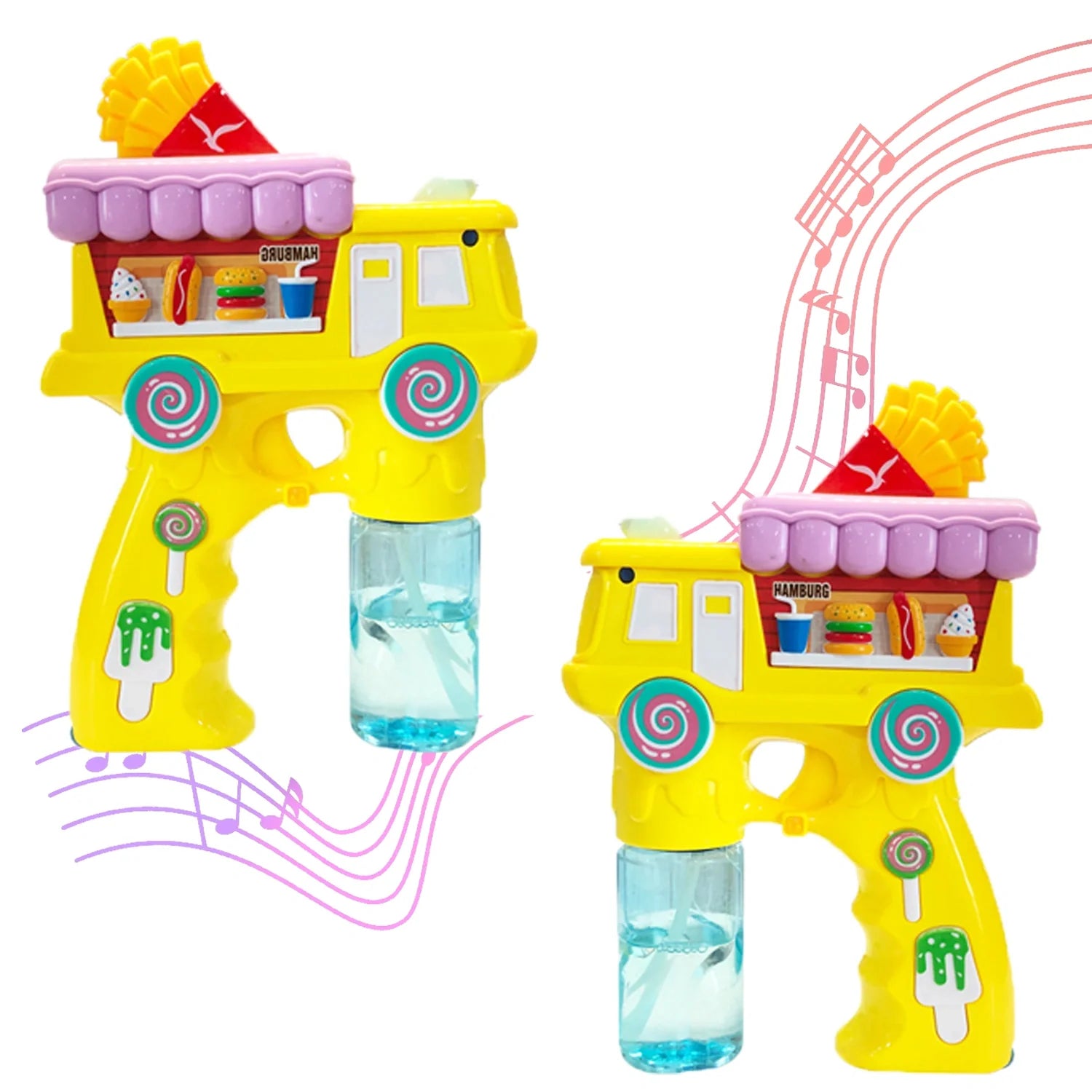 Electric Candy Bubble Gun