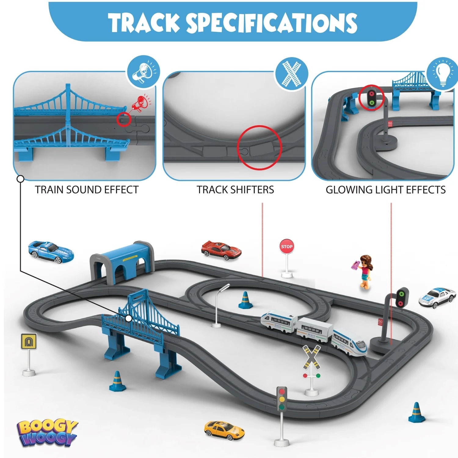 BOOGYWOOGY Bhart Express (91 Pcs)