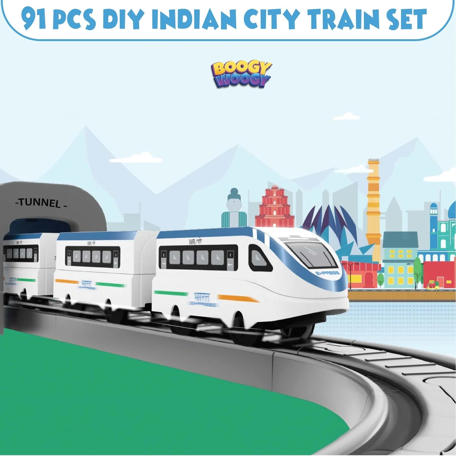 BOOGYWOOGY Bhart Express (91 Pcs)