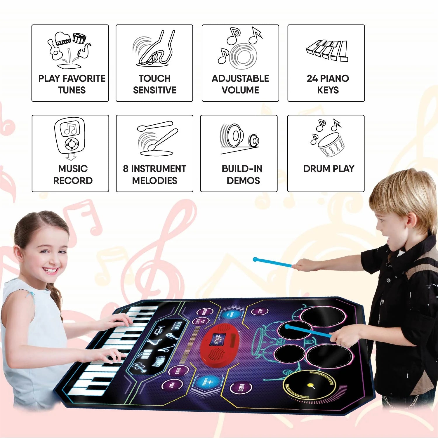 2-in-1 Musical Playmat