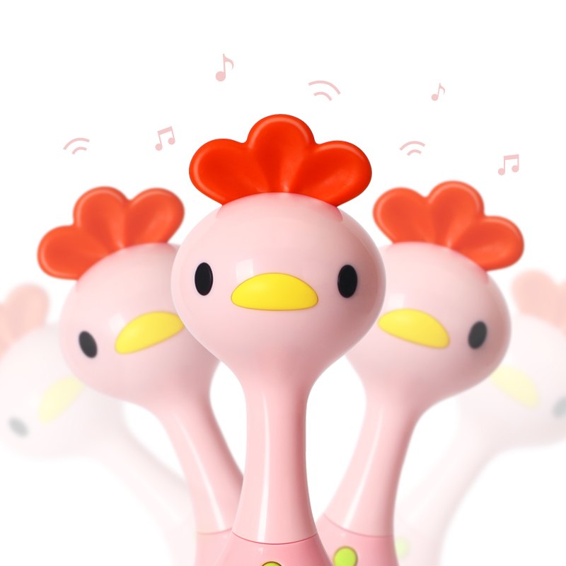 Animal Mini Rattle Set With Lights & Sounds (Pack of 6)