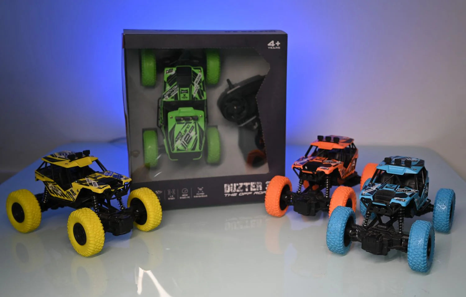 DUZTER- Remote Control Monster Truck RC Car - Yellow